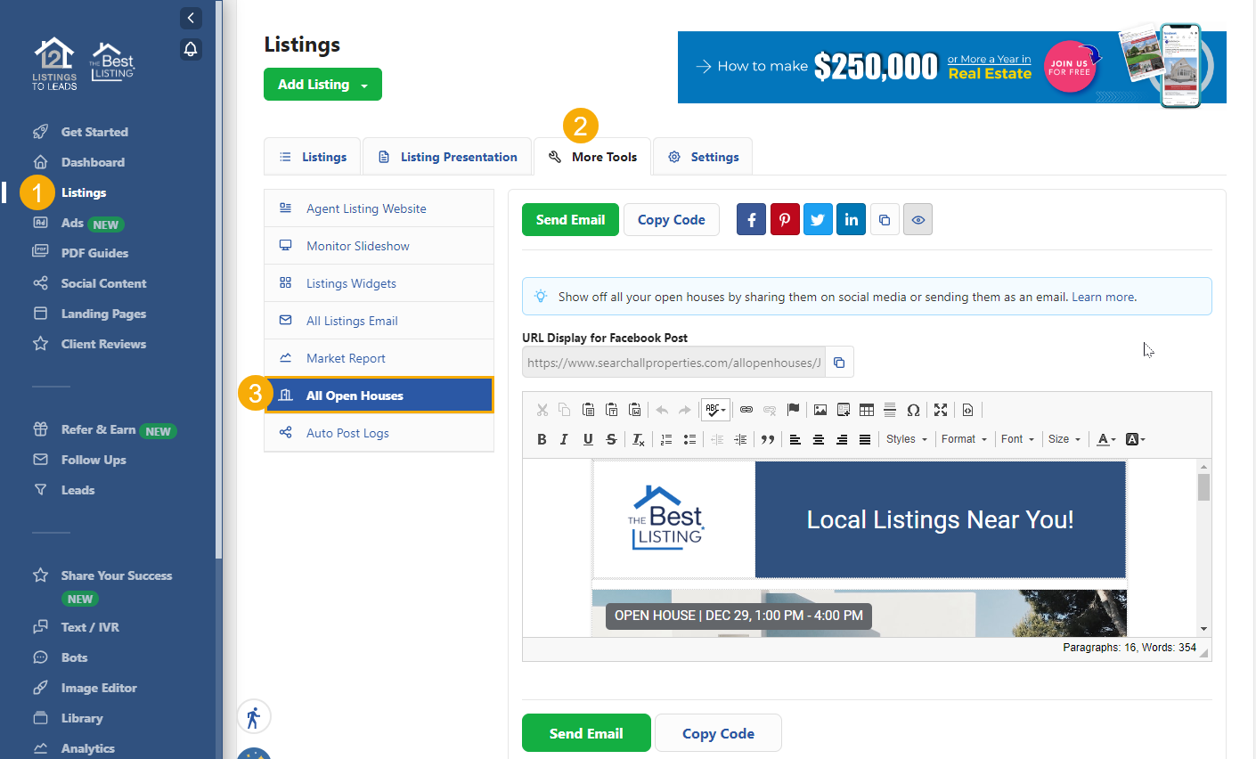 All Open House Post and Email.png