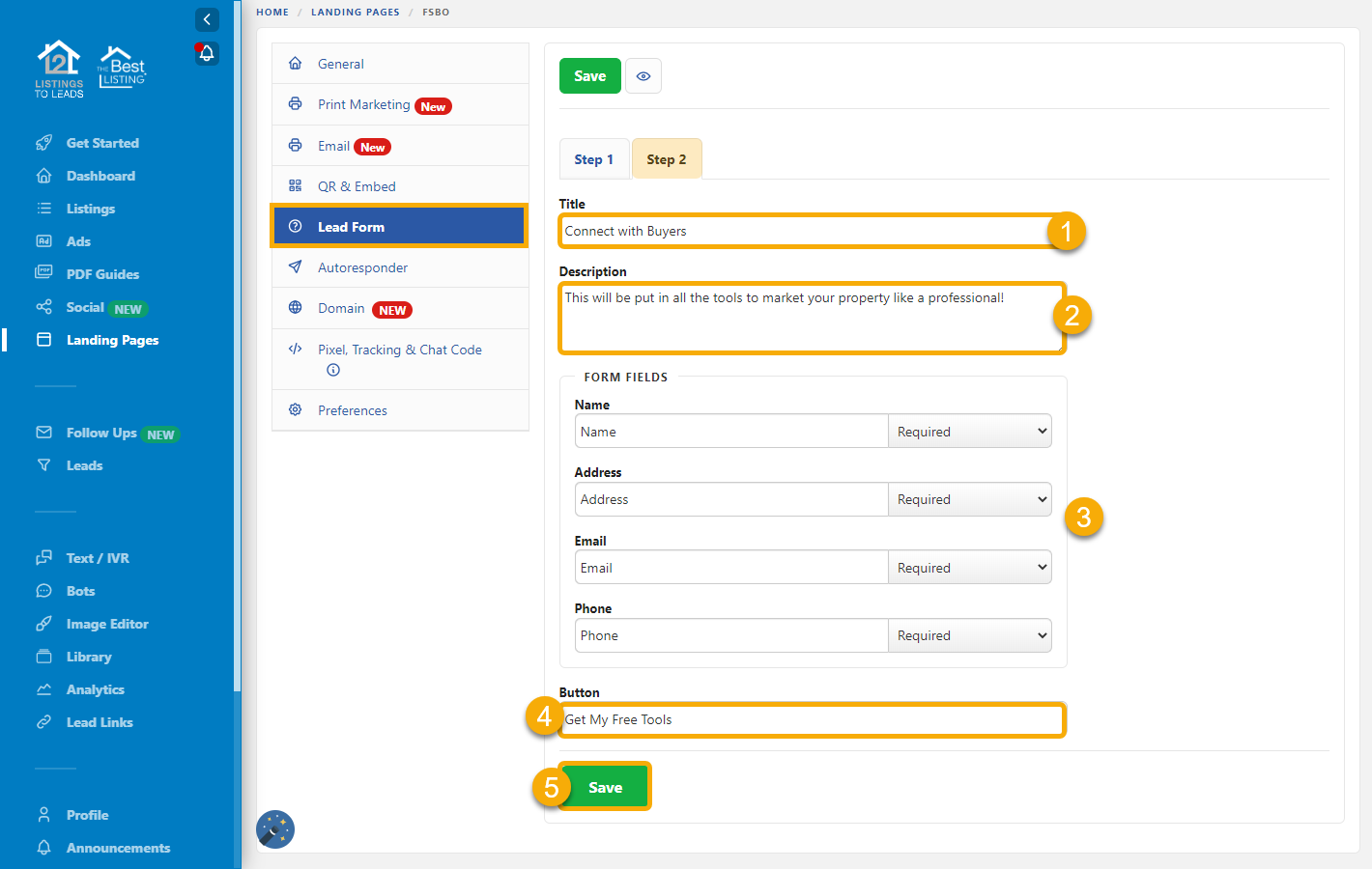 FSBO ListingstoLeads